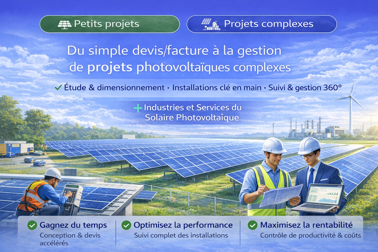 EFYSOFT — Pilotage projets photovoltaïques